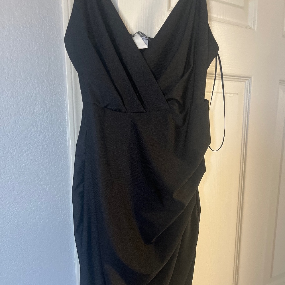 Mini black dress
